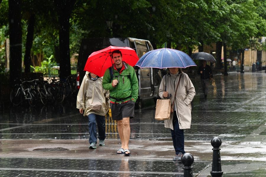 Fin de semana pasado por agua en Gipuzkoa