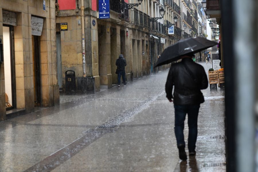 Fin de semana pasado por agua en Gipuzkoa