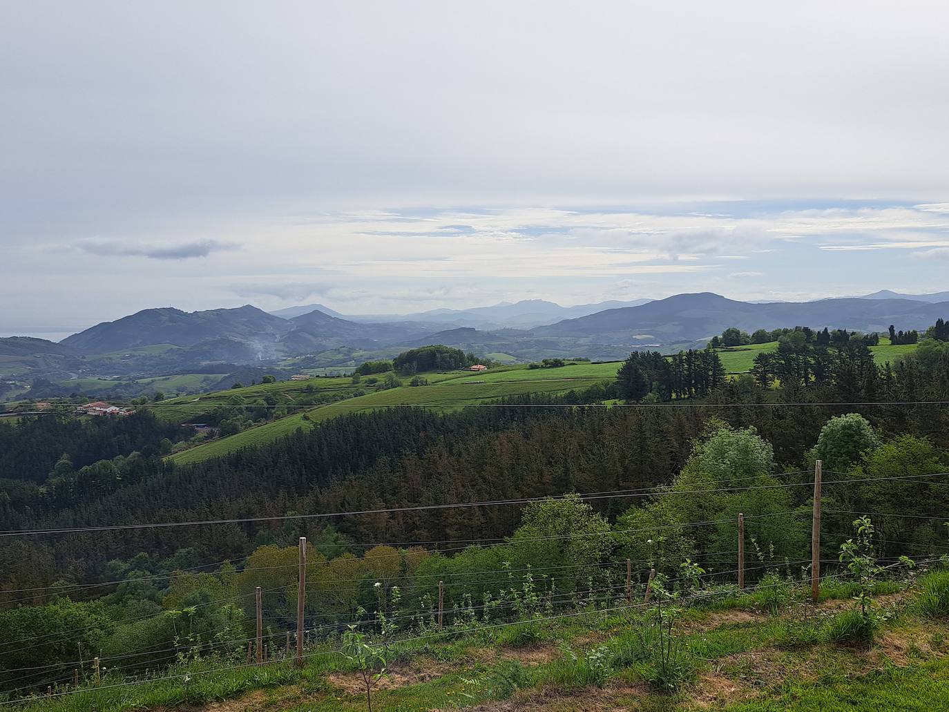 Indamendi, preciosa balconada de Pagoeta