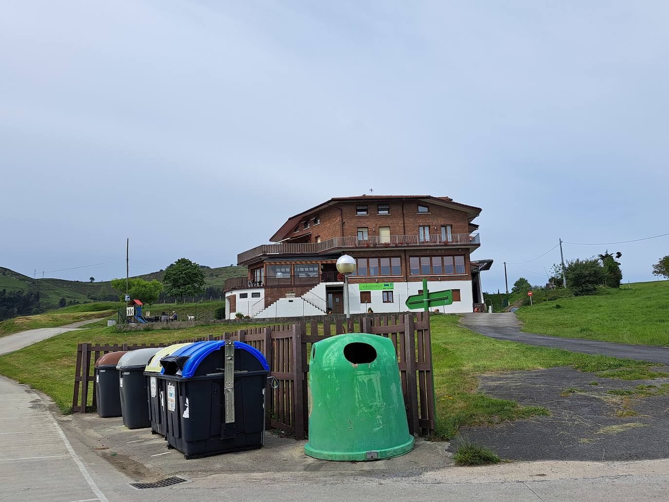 Indamendi, preciosa balconada de Pagoeta