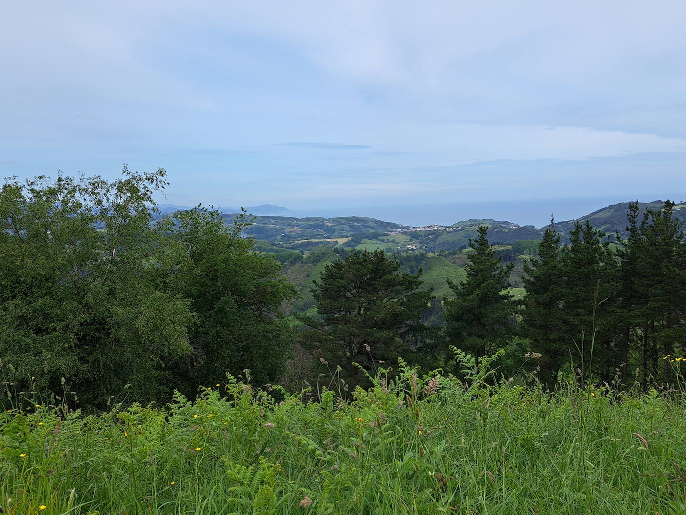 Indamendi, preciosa balconada de Pagoeta