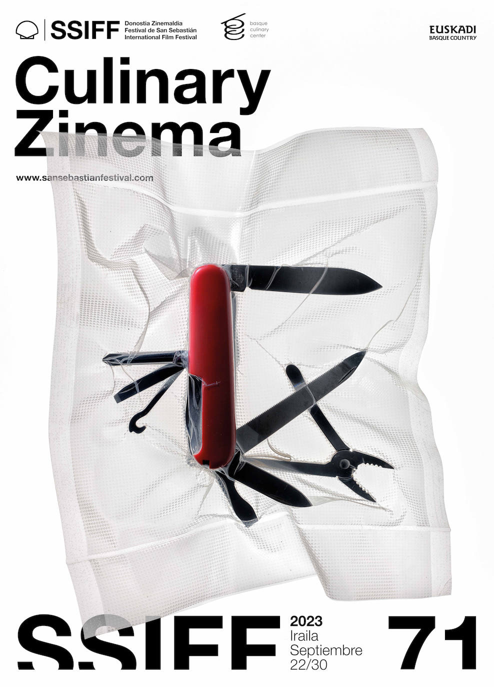 Los carteles de la 71 edición del Zinemaldia