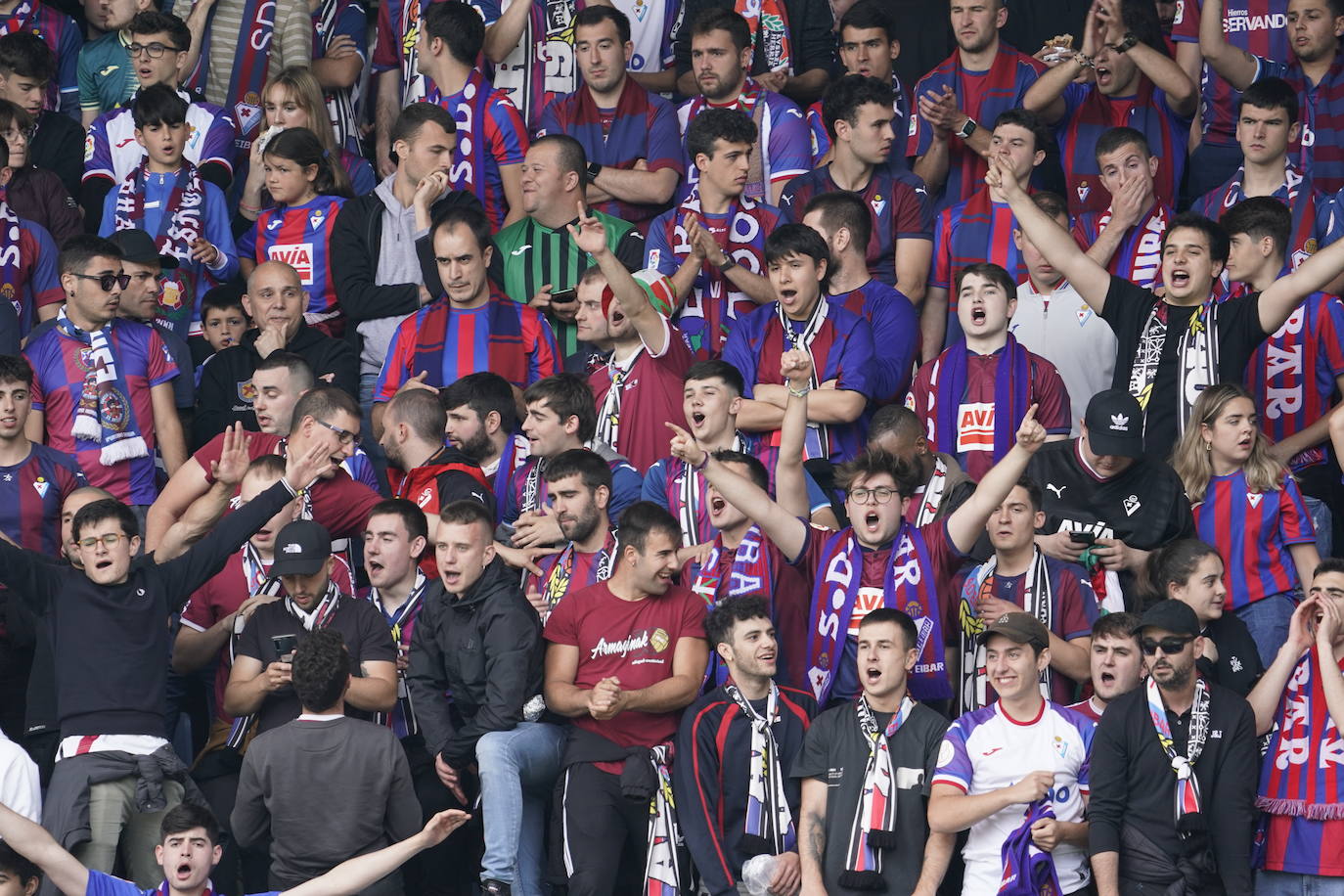 Las mejores imágenes del Racing-Eibar