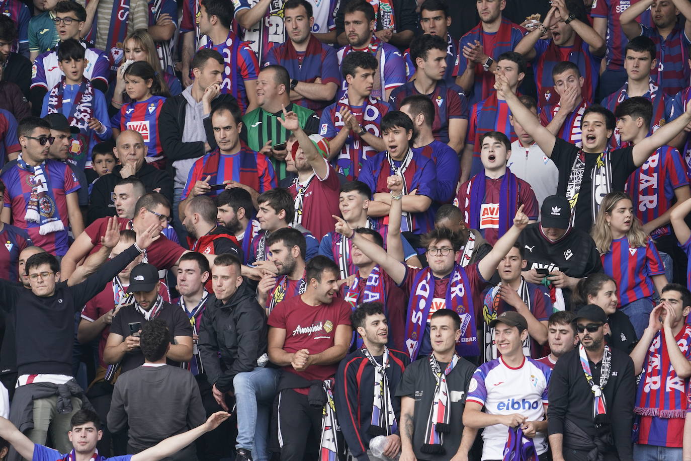 Las mejores imágenes del Racing-Eibar