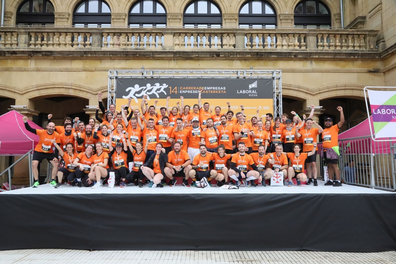 Los podios de la Carrera de Empresas 2023