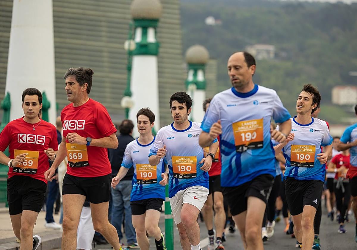 La Carrera de Empresas, a la altura del Kursaal
