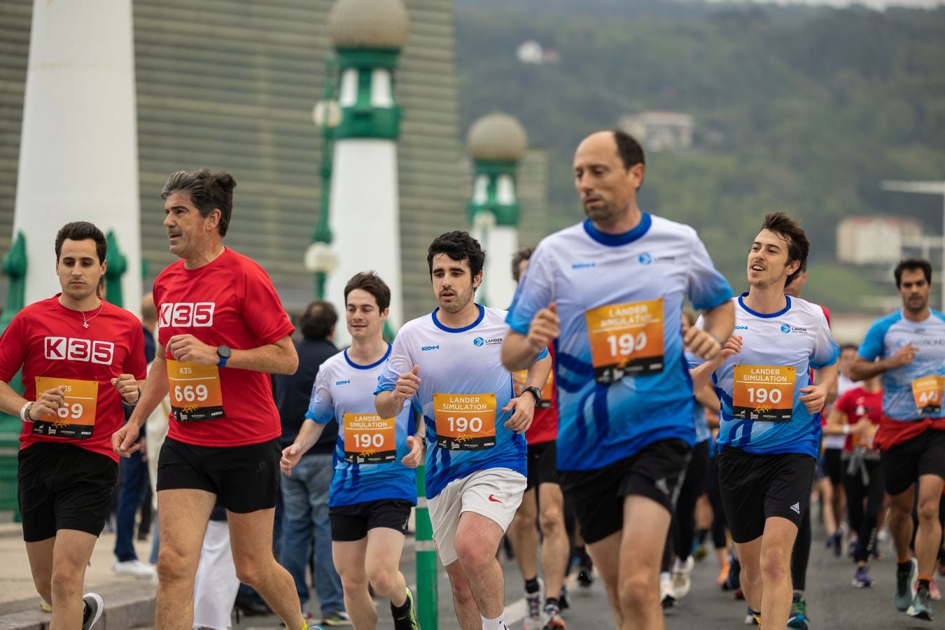 La Carrera de Empresas, a la altura del Kursaal
