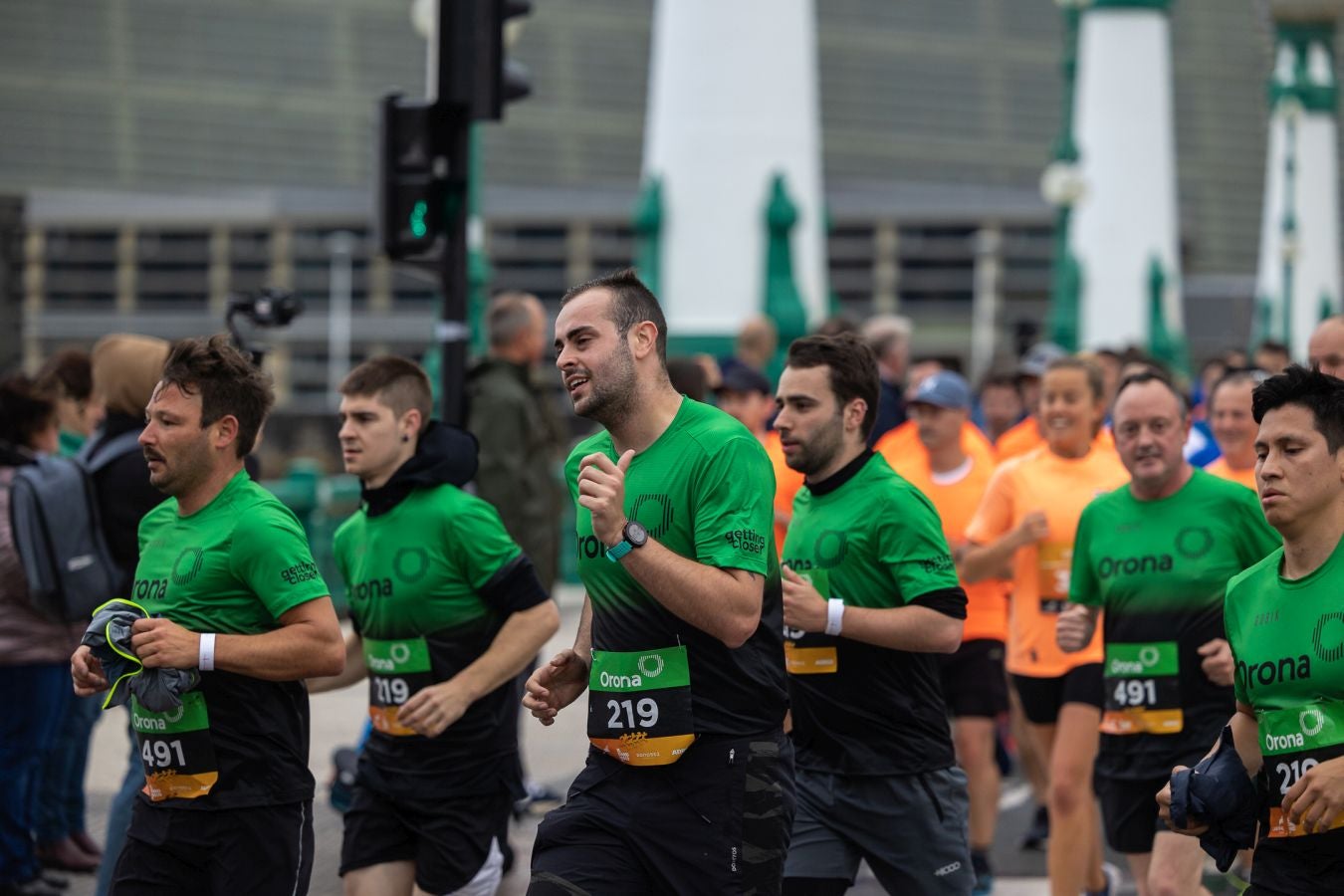 La Carrera de Empresas, a la altura del Kursaal