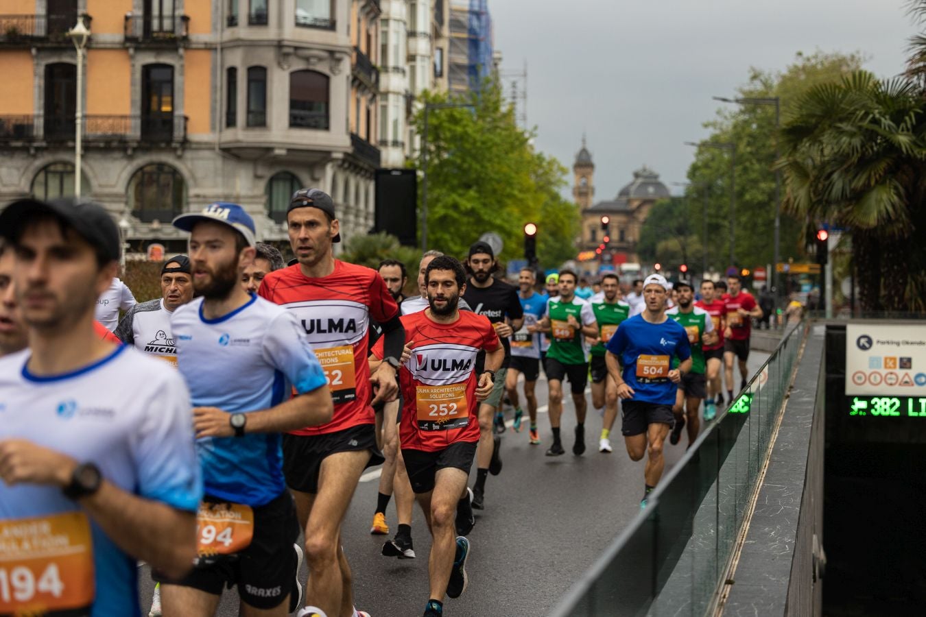 La Carrera de Empresas, a la altura del Kursaal