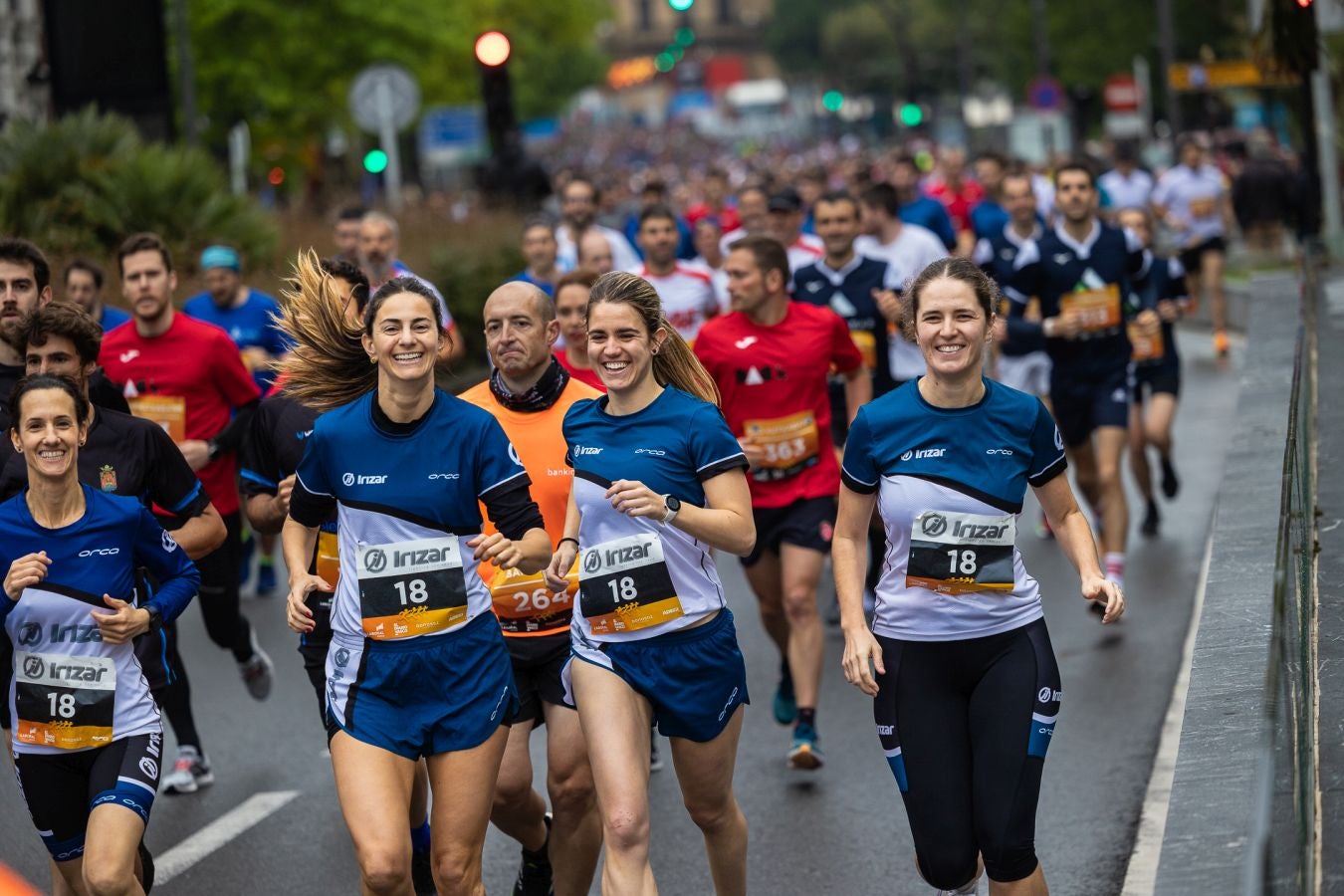 La Carrera de Empresas, a la altura del Kursaal