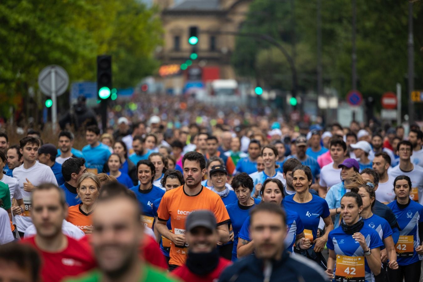 La Carrera de Empresas, a la altura del Kursaal