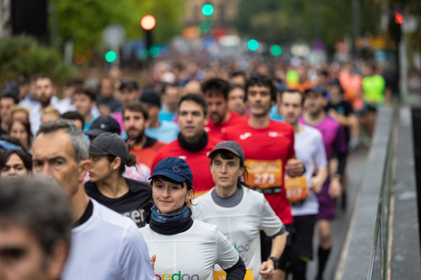 La Carrera de Empresas, a la altura del Kursaal