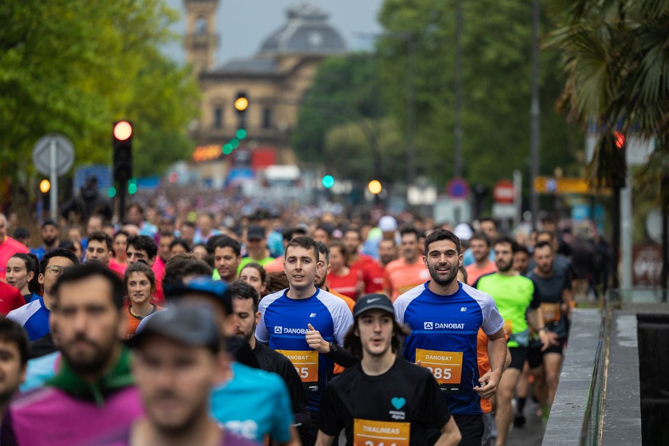 La Carrera de Empresas, a la altura del Kursaal