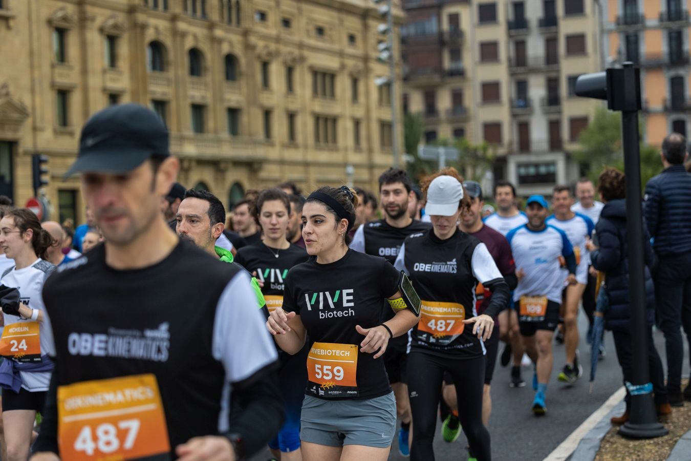 La Carrera de Empresas, a la altura del Kursaal