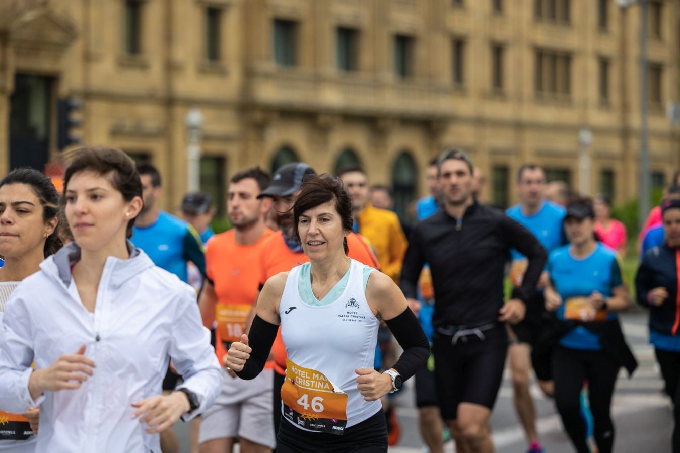 La Carrera de Empresas, a la altura del Kursaal