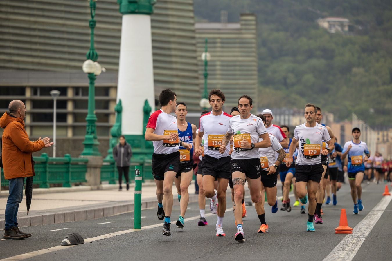 La Carrera de Empresas, a la altura del Kursaal