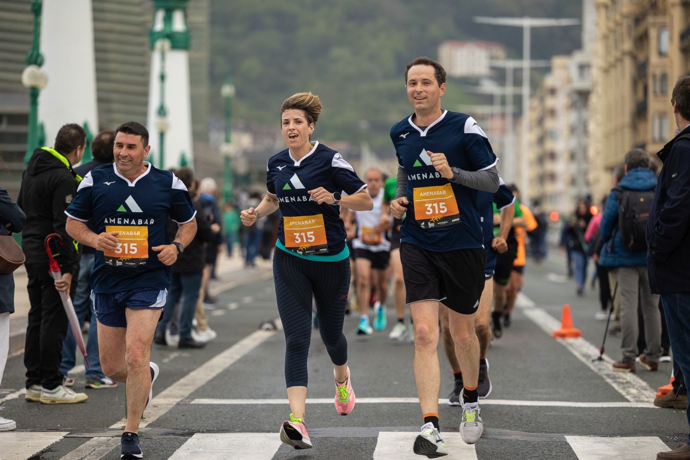 La Carrera de Empresas, a la altura del Kursaal