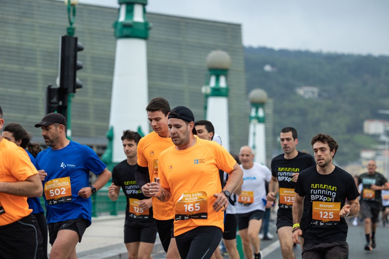 La Carrera de Empresas, a la altura del Kursaal