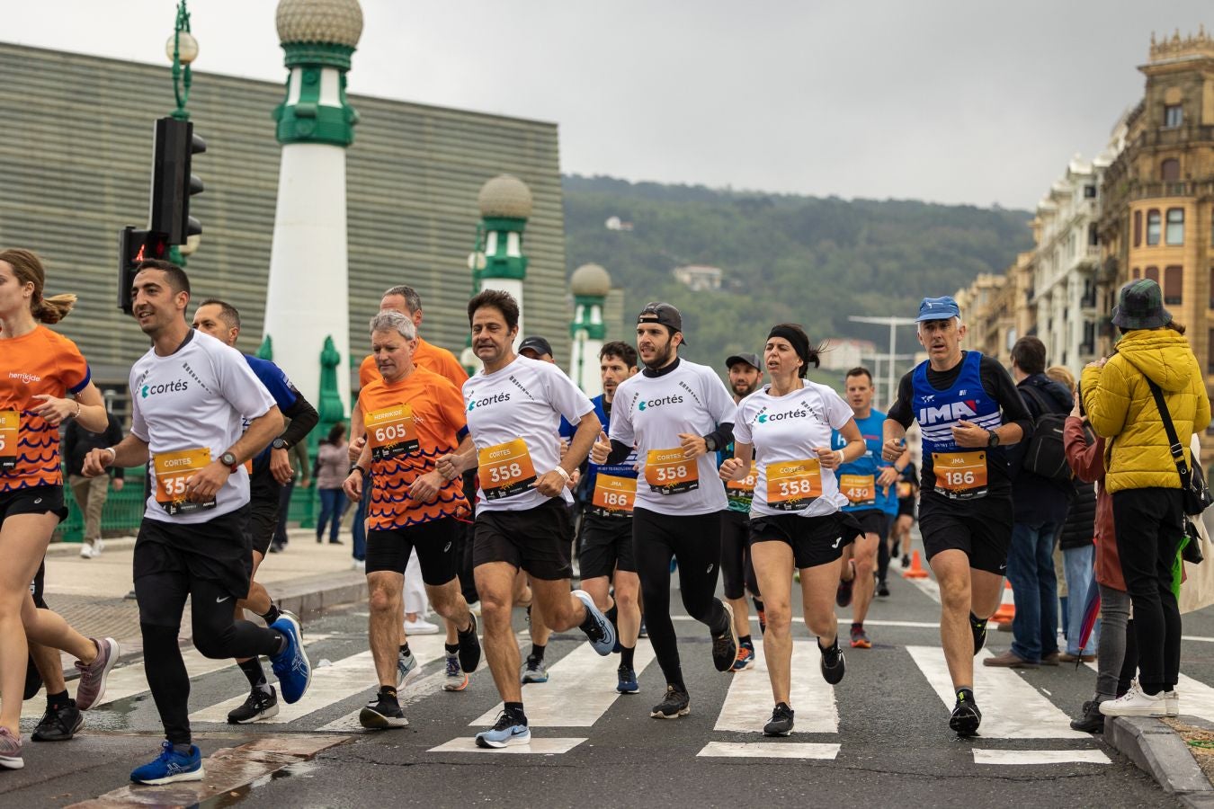 La Carrera de Empresas, a la altura del Kursaal