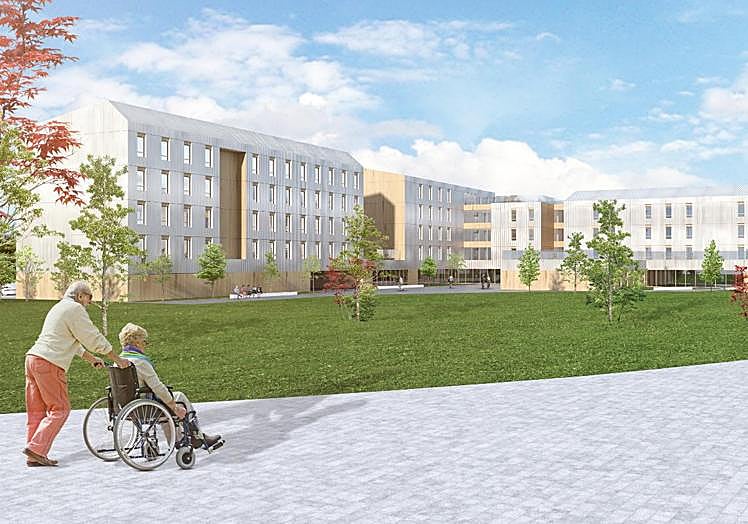 Imagen principal - Así será la residencia de Arbes de Irun: 271 millones de presupuesto y lista para 2026