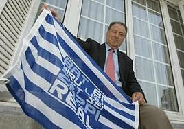 Iñaki Alkiza, en su despacho en junio de 2003.