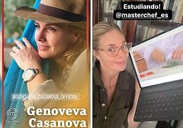 Genoveva Casanova se encuentra inmersa en la grabación del programa MasterChef Celebrity