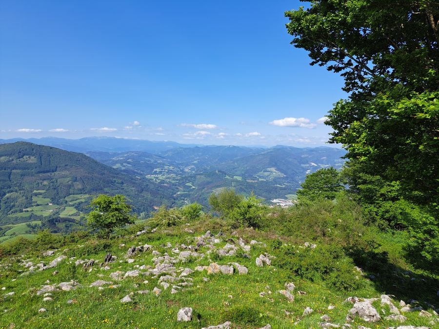 Explosión primaveral en la cima de Erroizpe
