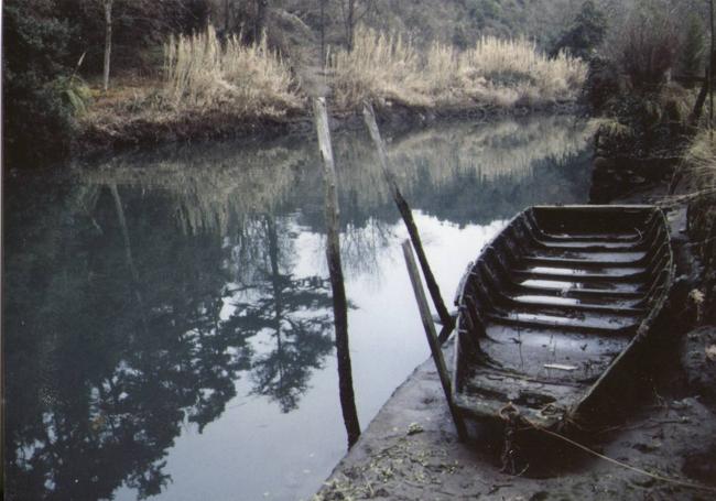 Gabarra del caserío Goikoene de Astigarraga.