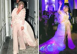 Teresa Otegui posó en el Hotel María Cristina con el vestido apagado. En Miramar encendió las luces.