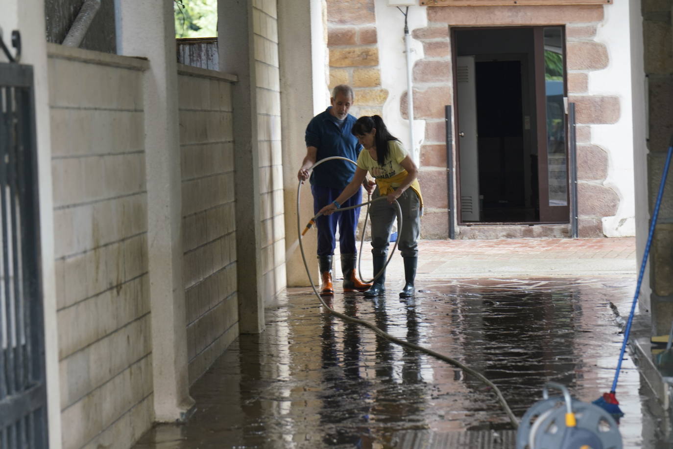 Las inundaciones en Bera, en imágenes