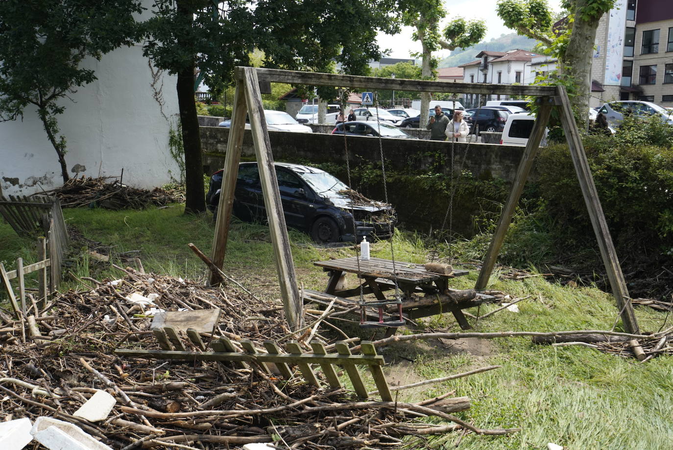 Las inundaciones en Bera, en imágenes