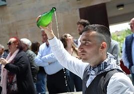 La sidra, protagonista en Usurbil