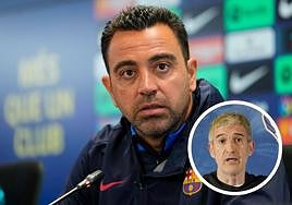 Xavi Hernández ha hablado este lunes de Roberto Olabe.