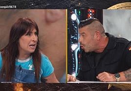 Arantxa y Oxkar, en el debate de El Conquis 2023.