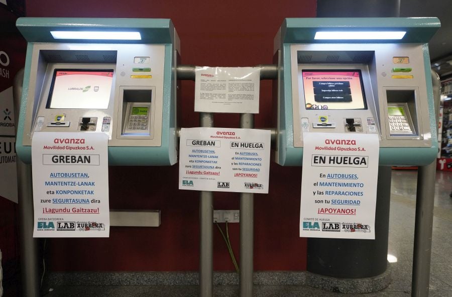 Huelga en los autobuses de Avanza