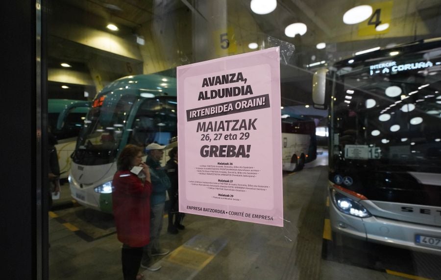 Huelga en los autobuses de Avanza