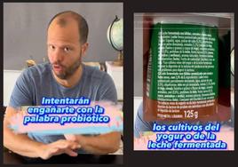 Miodrag Borges recomienda los yogures naturales sin azúcar: «son los mejores».