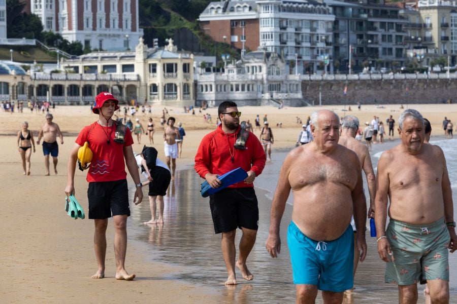 Arranca la temporada de playas en Donostia