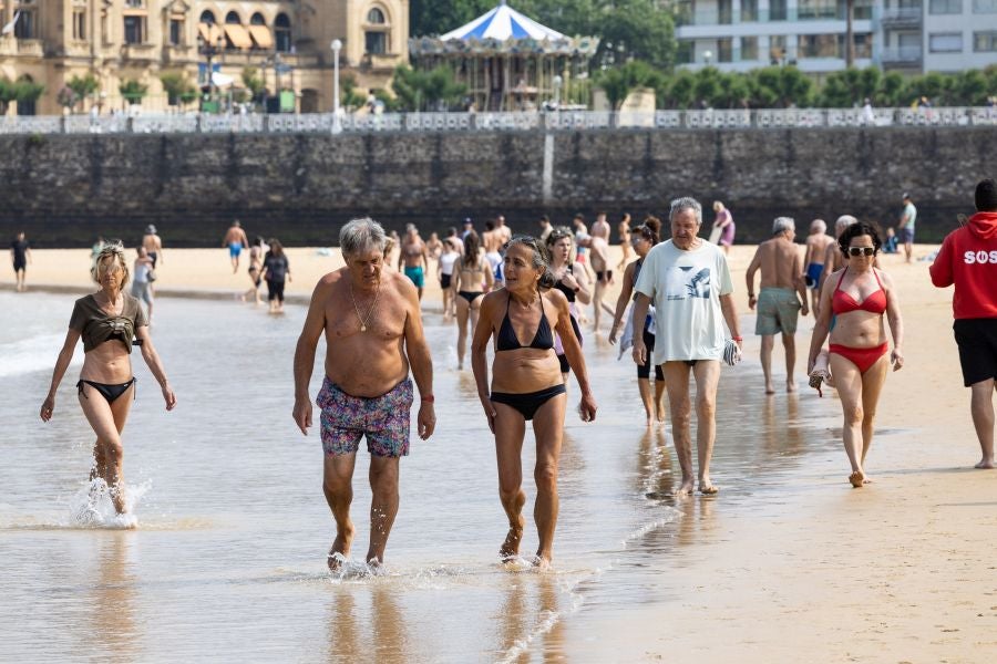 Arranca la temporada de playas en Donostia