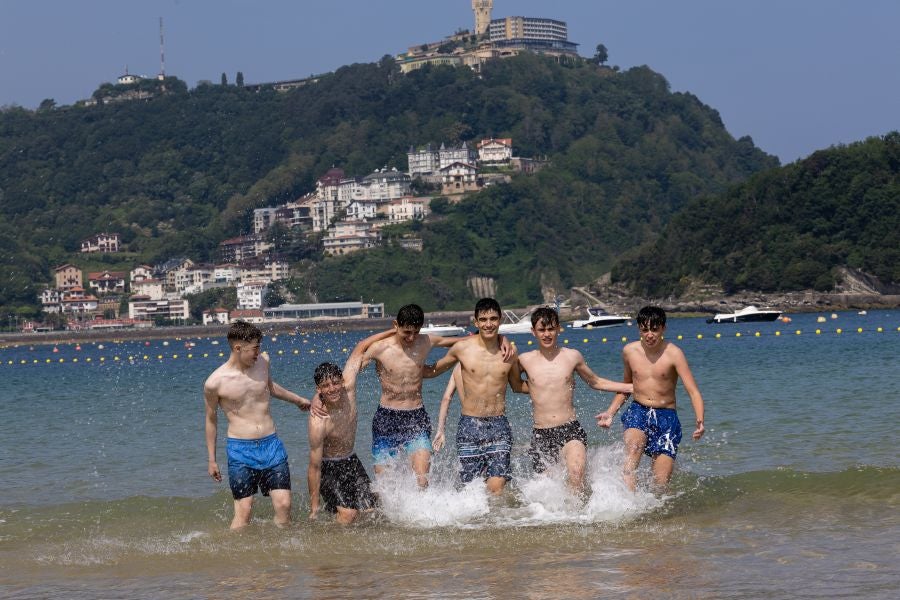 Arranca la temporada de playas en Donostia