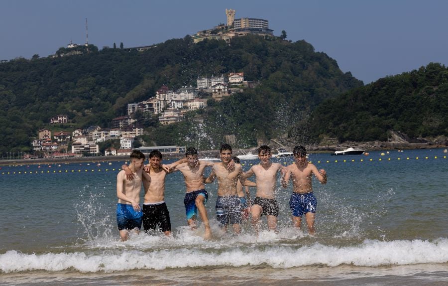 Arranca la temporada de playas en Donostia