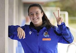 Nerea Eizagirre, en una entrevista con este periódico.