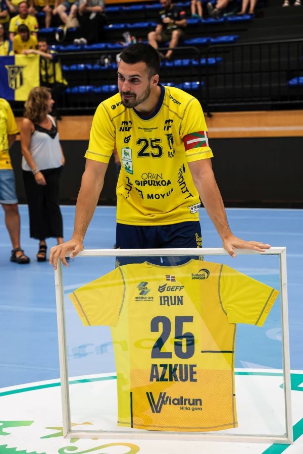 El partido del Bidasoa y las despedidas, en imágenes