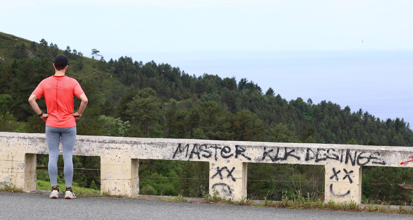 La búsqueda del desaparecido en Jaizkibel, en imágenes