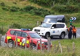 Operativo de búsqueda en el monte Jaizkibel