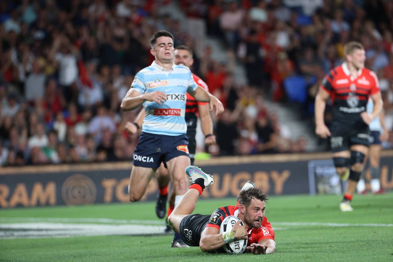 Las mejores imágenes del partido del Top-14 en Anoeta