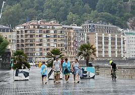 La lluvia será la protagonista los próximos días en Gipuzkoa