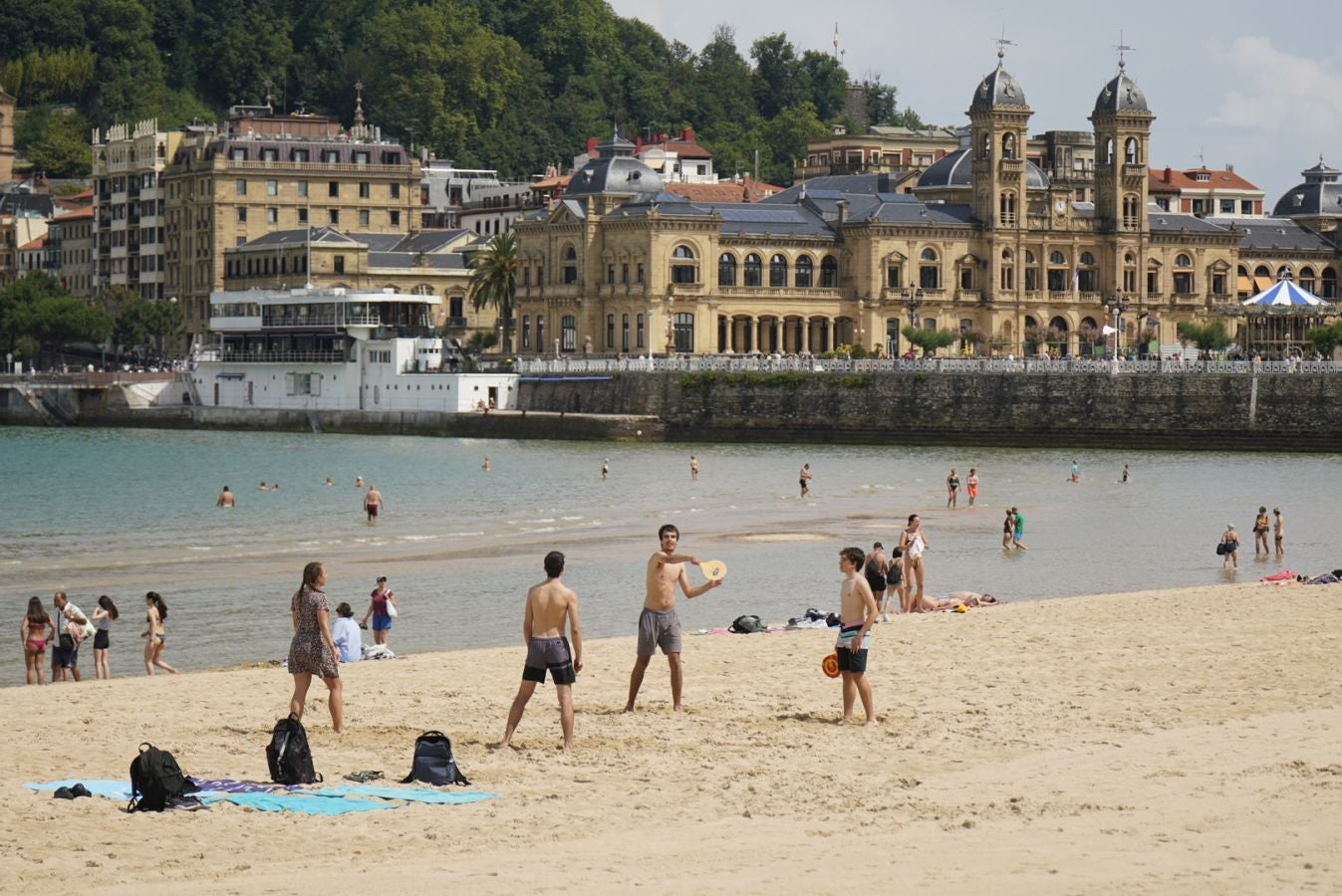 Bandera verde de nuevo en La Concha