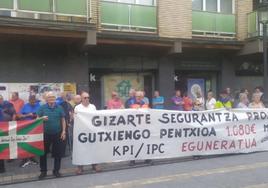 Los pensionistas de Goierri siguen en su lucha