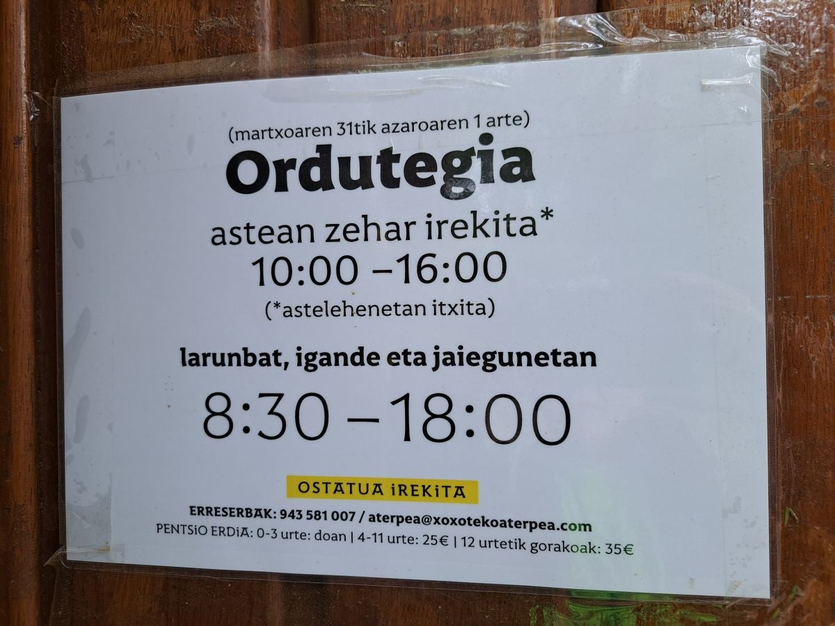 Xoxote, en el corazón de Izarraitz